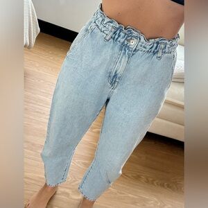 Zara Paperbag Waist Jeans